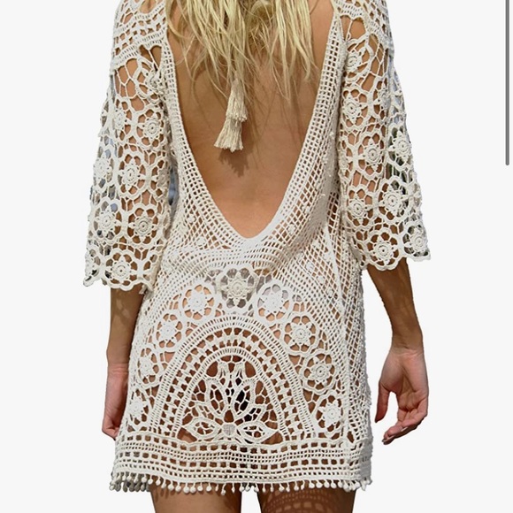 NWOtT crochet cover up - Picture 2 of 3